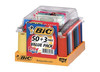 Bic Lighters Mini Display 50Ct + 3 Free French Version