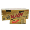 RAW RAW 200s Classic Rolling Papers King Size Slim 200ct - 40pk at The Cloud Supply