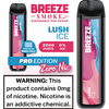 Breeze Pro Zero Nic Disposable - 0% 2000 Puffs - 10pk  at The Cloud Supply