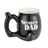 Fashion Craft Matte Black Stoner Dad Mug  at The Cloud Supply