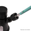  Ooze Hyborg Silicone Glass Water Pipe - Shimmer Black  at The Cloud Supply