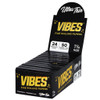  Vibes Ultra Thin (Black) Rolling Papers With Tips 1 1/4 - 24pk  at The Cloud Supply