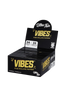  Vibes Ultra Thin (Black) Rolling Papers With Tips King Size - 24pk  at The Cloud Supply