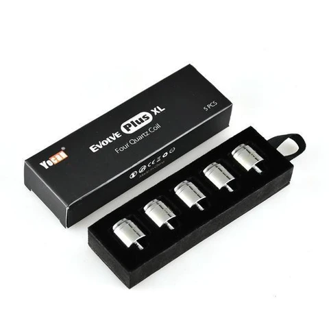 Yocan Evolve Plus XL Quad Quartz Coil 5pk The Cloud Supply