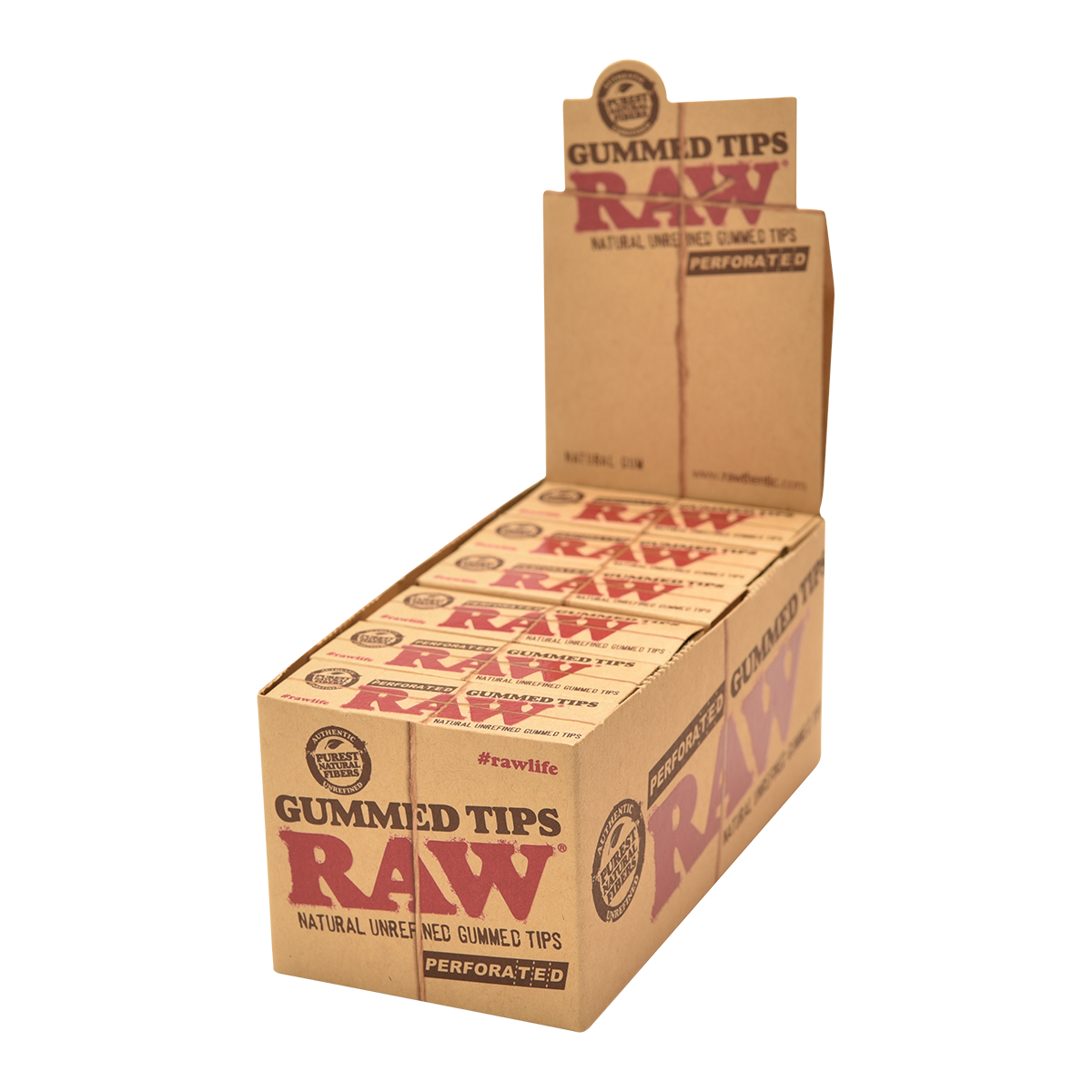 RAW Perforated Gummed Tips 24pk The Cloud Supply