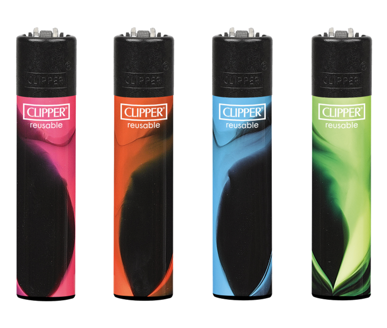 Clipper Lighters 48ct Display Jet Flame Nebula