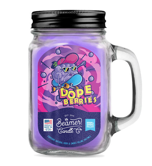  Beamer Candle Co. Smoke Killer Collection Large 12oz Dopeberries  at The Cloud Supply
