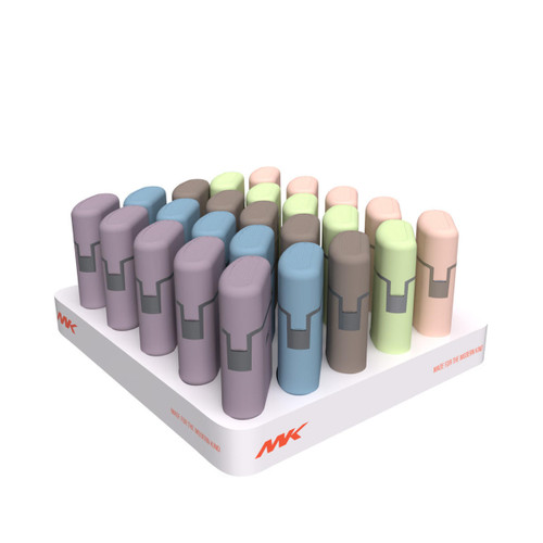 MK Avalon Electronic Pastel Series Refillable Torch Lighter 25ct (ZY-218E-E-Pastel)  at The Cloud Supply