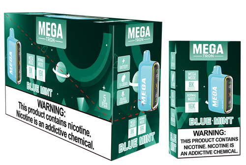 Mega Vape Mega Tron Disposable - 5% 16,000 Puffs - 5ct  at The Cloud Supply