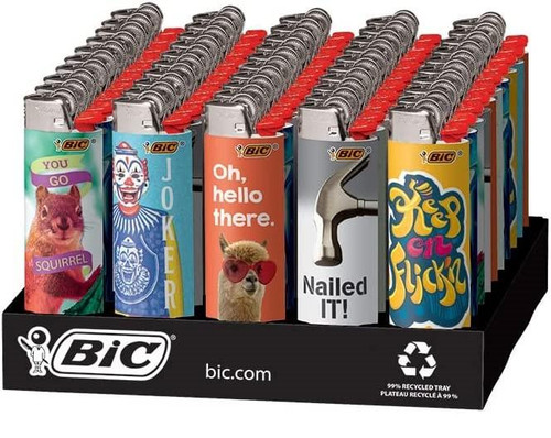 BIC Bic Maxi Lighters with Design Rotating Trends 50ct  at The Cloud Supply