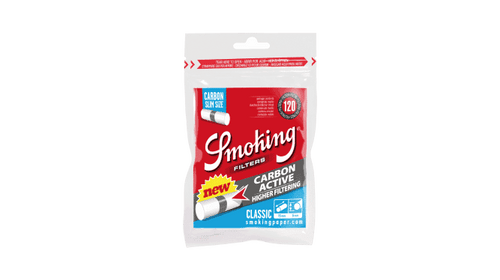  Smoking Carbon Slim Filters 10X120  at The Cloud Supply
