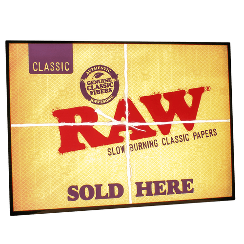RAW Raw Promo Back Light Sign  at The Cloud Supply