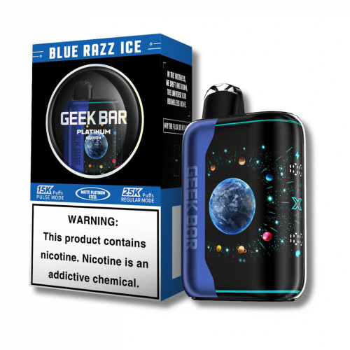  Geek Bar Pulse X Platinum Disposable 5% 25000 Puffs 5pk  at The Cloud Supply