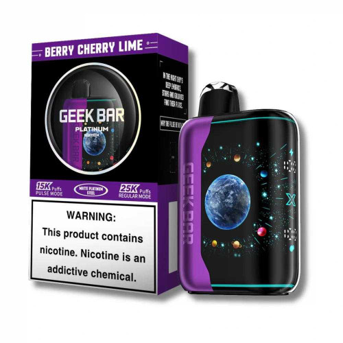  Geek Bar Pulse X Platinum Disposable 5% 25000 Puffs 5pk  at The Cloud Supply