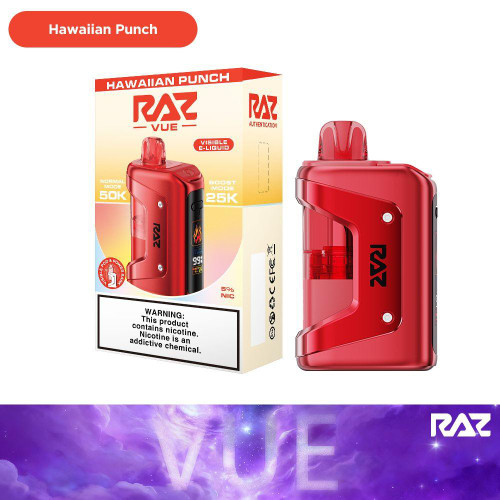  Raz Vue 50000 Kit - 5% 50,000 Puffs - 5pk  at The Cloud Supply