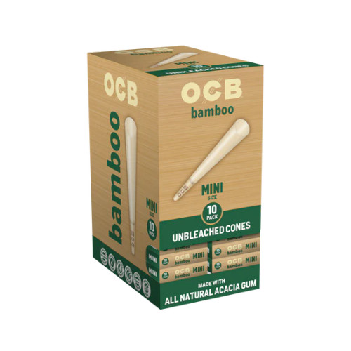 OCB Bamboo Cone Mini 24pk 10ct