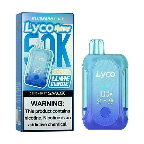 SMOK Smok Lyco Mini Box Nixodine Disposable - 50,000 Puffs 5pk 20ml  at The Cloud Supply