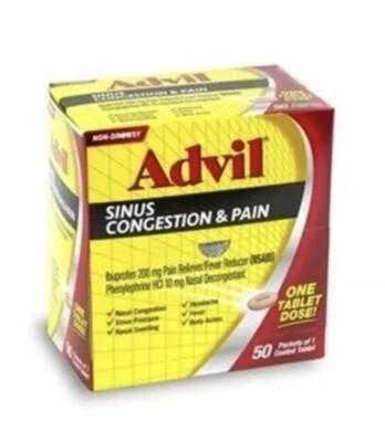  Advil Sinus Congestion And Pain 50pk  at The Cloud Supply