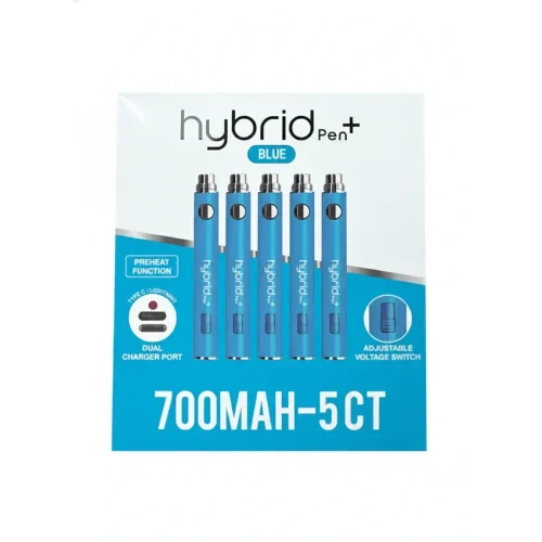  Hybrid Pen Switch Adjustable Voltage 700 mAh 510 Battery 5ct Display  at The Cloud Supply