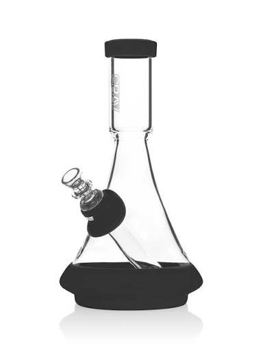 Grav Small Deco Beaker in Silicone Clear Grav New Arrivals The Cloud Supply