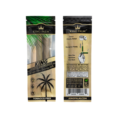 King Palm Natural Cones KS 10pk 2ct