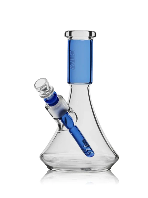 Grav Small Deco Beaker in Silicone Light Cobalt