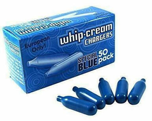 Special Blue Whip Cream Chargers  at The Cloud Supply