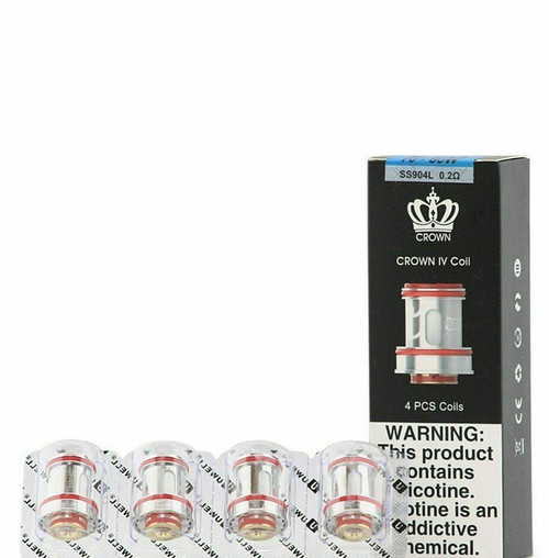 Uwell Uwell Crown 4 Dual Coil .2 SS904L at The Cloud Supply