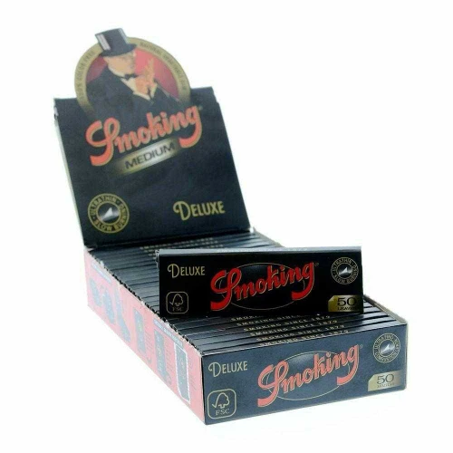  Smoking Rolling Papers Deluxe 1 1/4  at The Cloud Supply