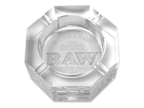 RAW RAW Rolling Tray Crystal Glass Ashtray at The Cloud Supply