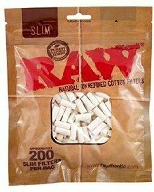 RAW RAW Filters Slim - 200ct Bag at The Cloud Supply