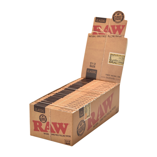 RAW RAW Classic Rolling Papers 1 1/2 1.5 - 25pk at The Cloud Supply