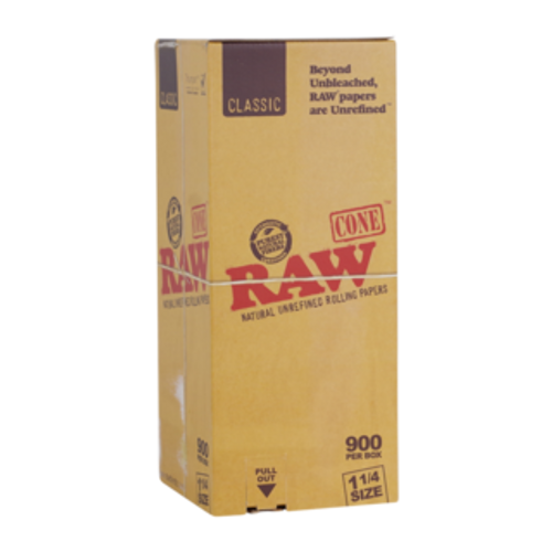 RAW Raw Classic Cones 1 1/4 1.25 900ct - Bulk Pack at The Cloud Supply