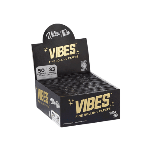 Vibes Vibes Rolling Papers King Size Slim 33 Packs Per Box at The Cloud Supply