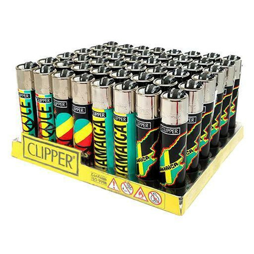 Clipper Clipper Lighters - Rastafari - Large at The Cloud Supply