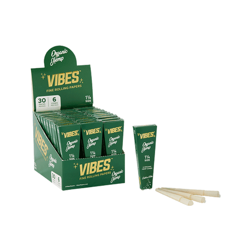 Vibes Vibes Cones 1 1/4 - Coffin Green at The Cloud Supply