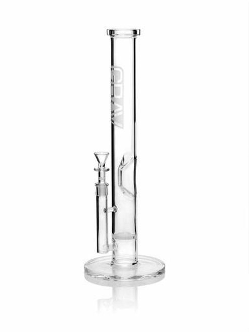  Grav Large Water Pipe Clear Straight Base With Disc  at The Cloud Supply