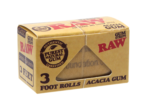 RAW Raw Single Wide Gummed Strip Rolls - 24pk at The Cloud Supply