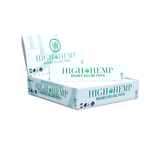High Hemp Organic Rolling Paper King Size - 25ct  at The Cloud Supply