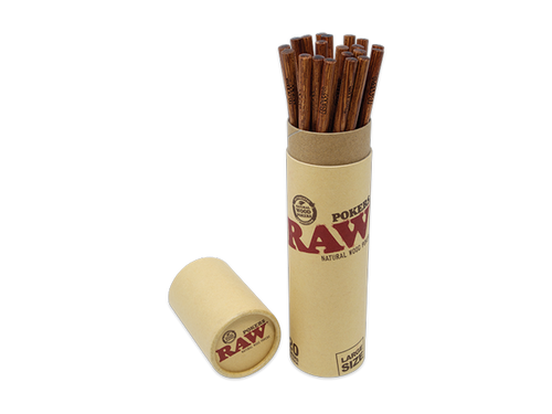 RAW Raw Wooden Poker - Large - 20pk at The Cloud Supply