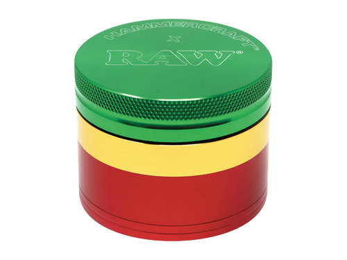 RAW Raw X Hammercraft Grinder - Rasta at The Cloud Supply