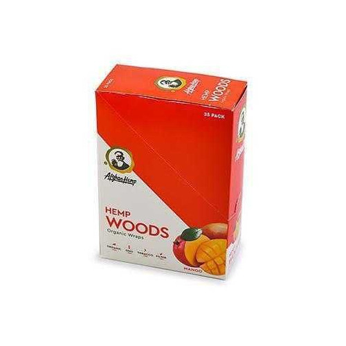  Afghan Hemp Wraps - Hemp Woods - 25pk - 2 Per Pack  at The Cloud Supply