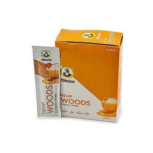  Afghan Hemp Wraps - Hemp Woods - 25pk - 2 Per Pack  at The Cloud Supply