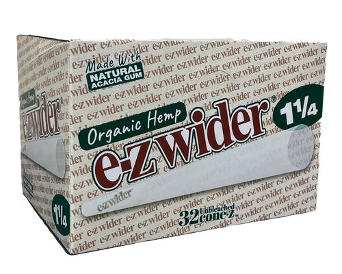 EZ Wider EZ Wider Organic Hemp Cones 1 1/4 1.25 - 32ct at The Cloud Supply