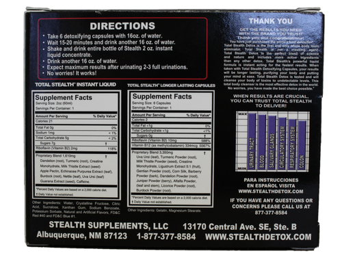 Stealth Stealth Detox Kit dietary supplement 2oz at The Cloud Supply