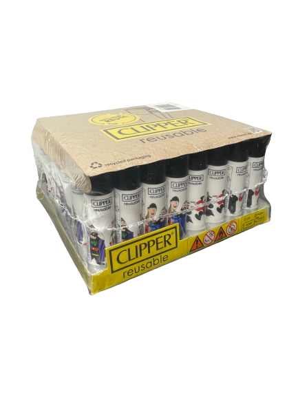 Clipper Clipper Lighters 48ct Display - Jay and Silent Bob Design at The Cloud Supply