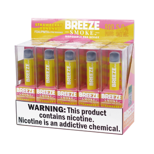 Breeze Plus 5% 800 Puffs Pre-Filled 200ct(10pk) Display Mix Flavors 3.5ml - Breeze Plus 5% 800 Puffs Pre-Filled 200ct(10pk) Display Mix Flavors 3.5ml  at The Cloud Supply