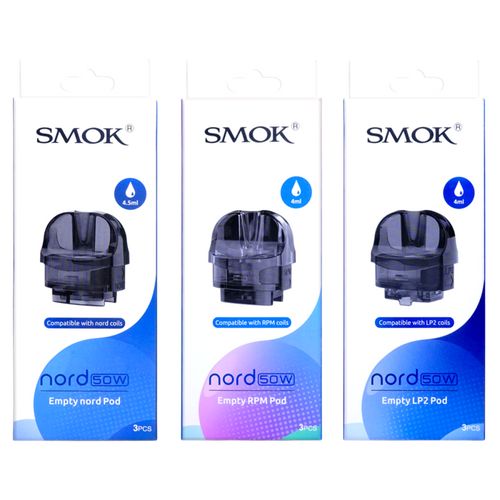 SMOK Smok Nord 50W Pods - 3pk at The Cloud Supply
