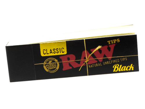 RAW Raw Black Classic Tips - 50pk at The Cloud Supply