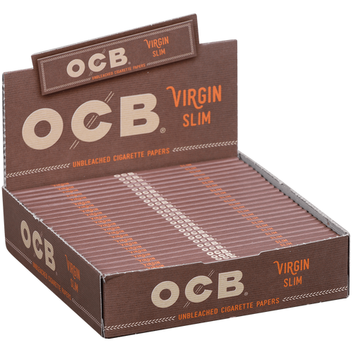 OCB Virgin Rolling Papers King Size Slim - 24pk at The Cloud Supply